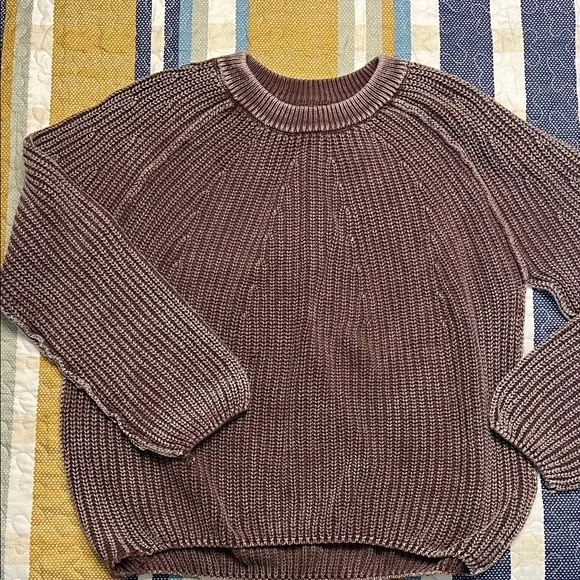 Blu Pepper XL Knit Sweater in Brown - Picture 1 of 9
